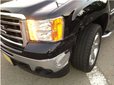 GMC Bumper Damage